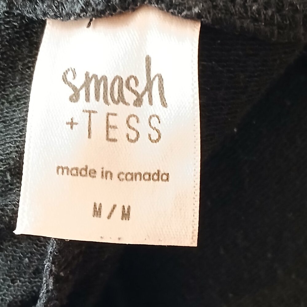 JH x Smash & Tess Harris Hoodie Loungewear Romper in Black Size Medium - Picture 8 of 8